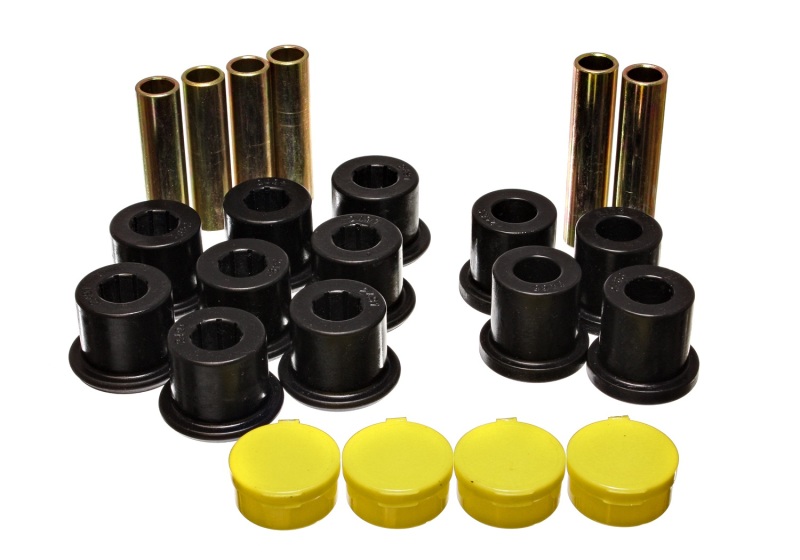Dodge Durango Leaf Spring Bushing Set - Rear - Energy Suspension - Performance Polyurethane - Black - `98-`03 Dodge Durango Leaf Spring Bushing Set - Rear - Energy Suspension - Performance Polyurethane - Black - `98-`03